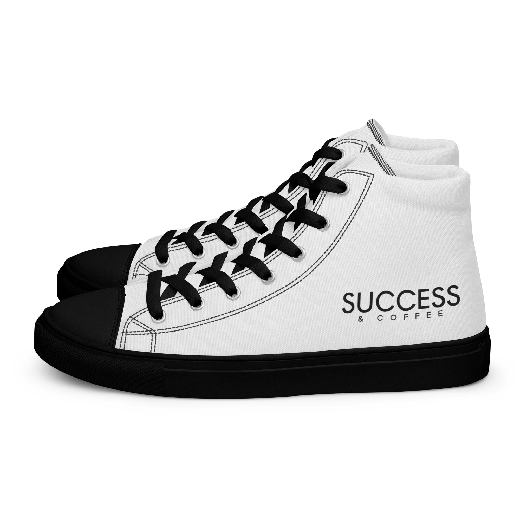 High top canvas shoes