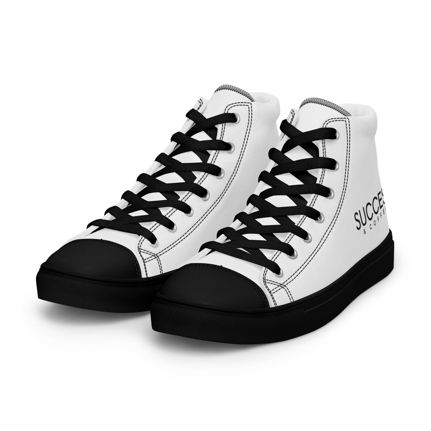 High top canvas shoes