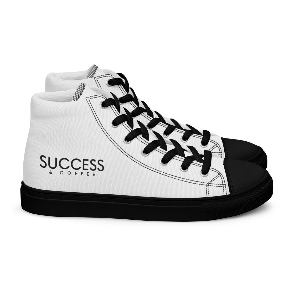 High top canvas shoes